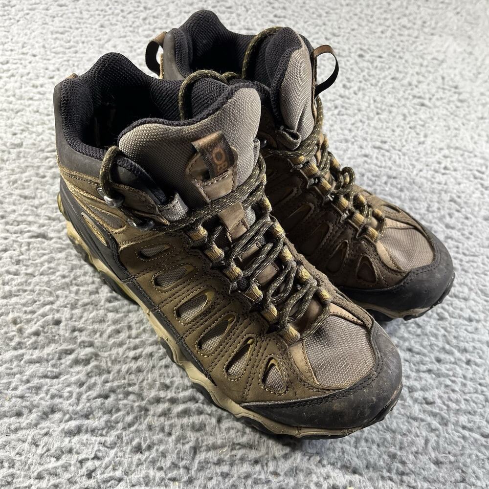 Oboz Bridger Mid B-DRY Waterproof Hiking Boots Womens Size 8 Brown Trail